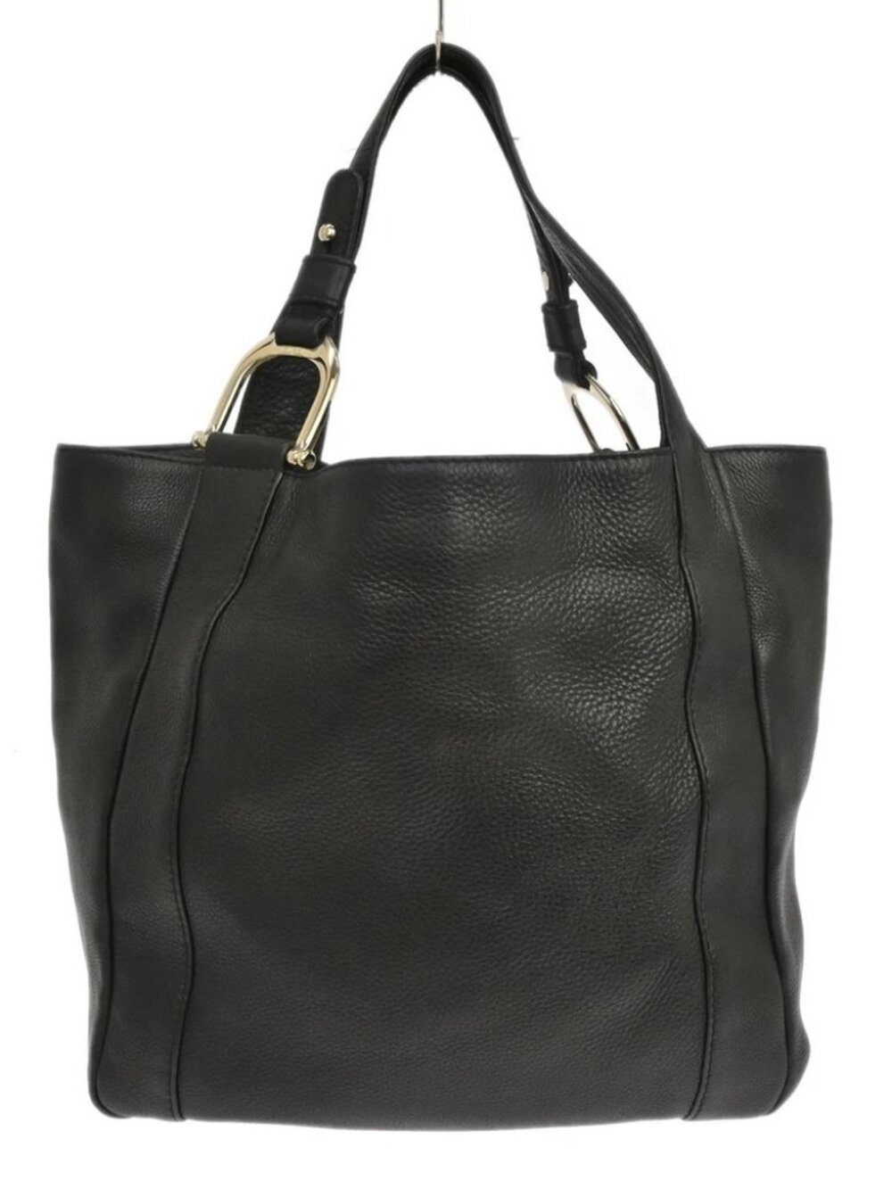 Gucci Black Greenwich Leather Tote Bag Handbag
